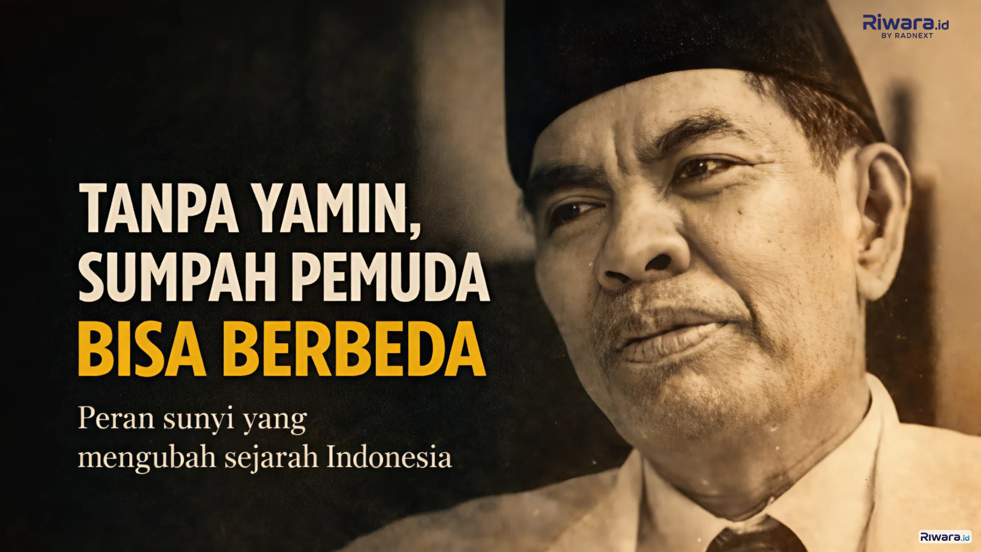 Peran Pahlawan Nasional  Muhammad Yamin Sumpah Pemuda